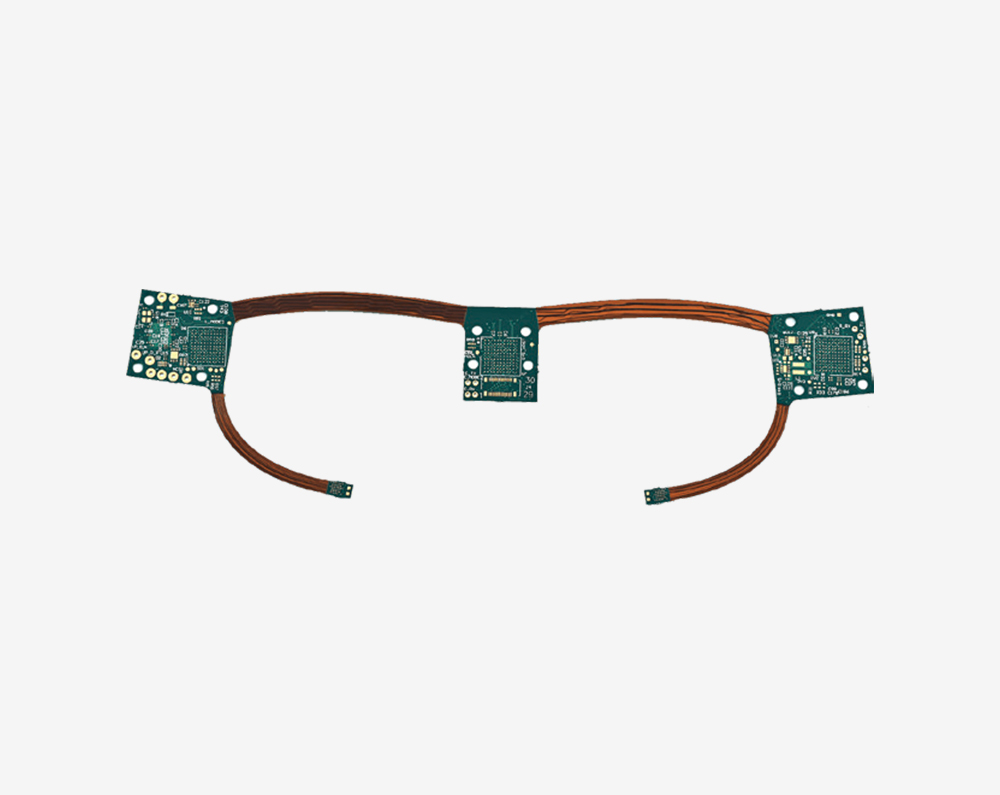 Six-layer second-order HDI rigid-flex board