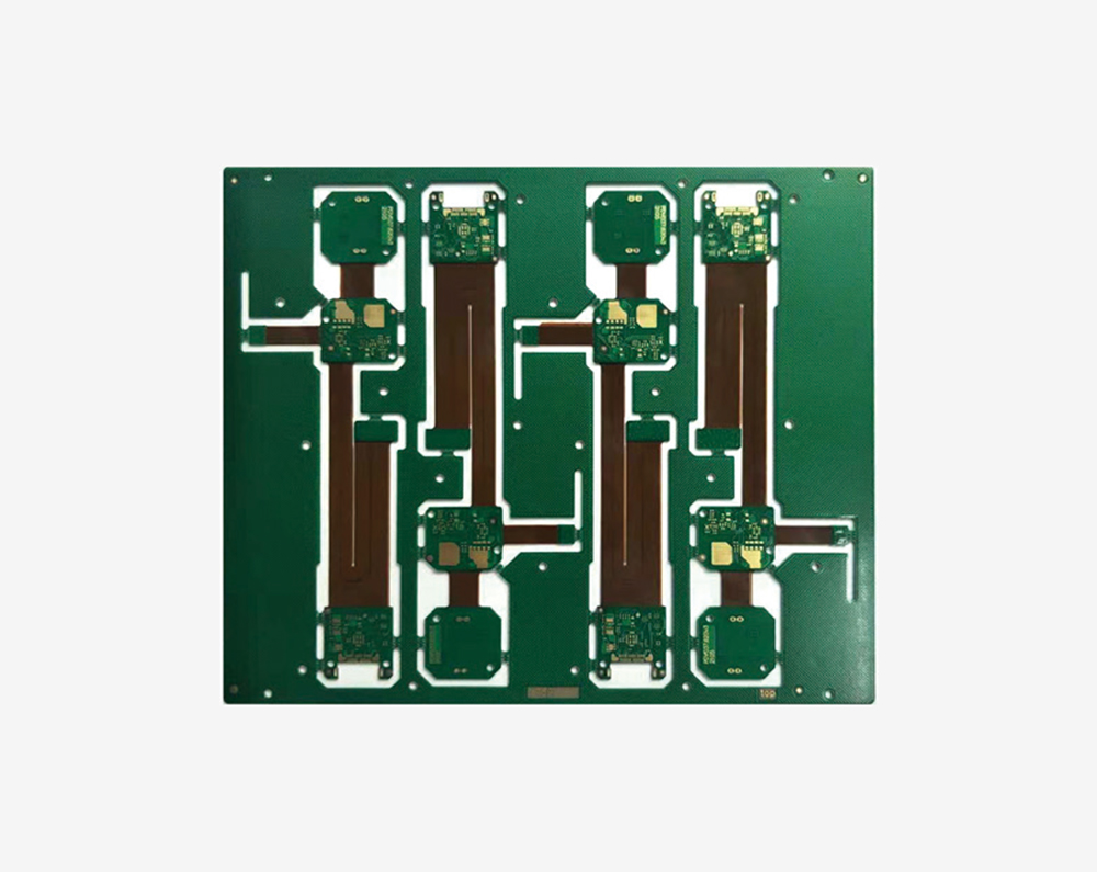 Six-layer rigid-flex board
