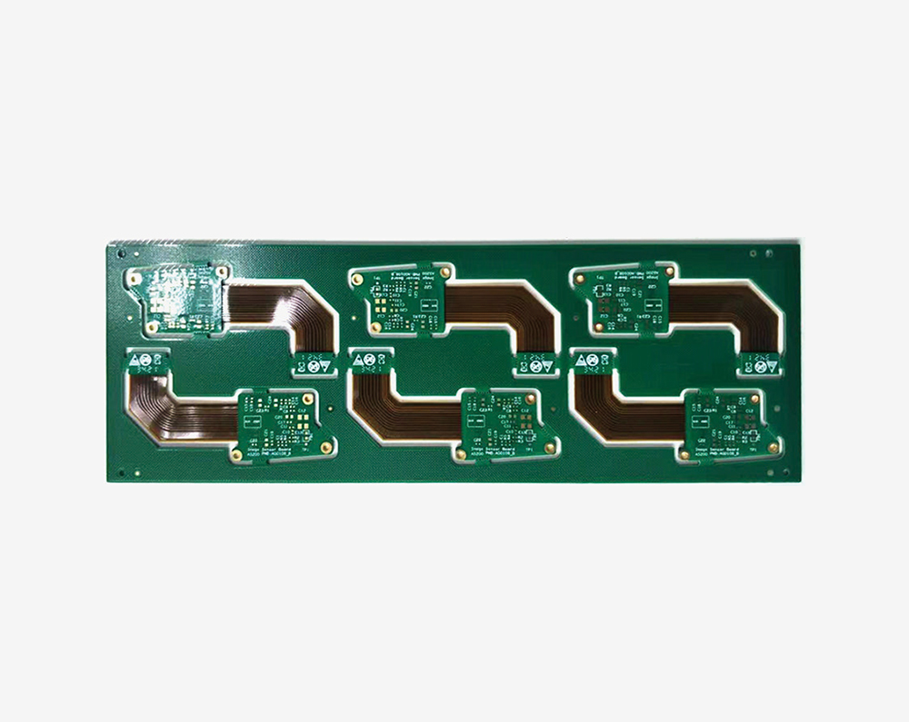 Four-layer rigid-flex board