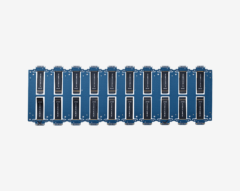 Four-layer rigid-flex board
