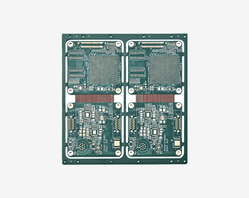 Eight-layer flexible and rigid board