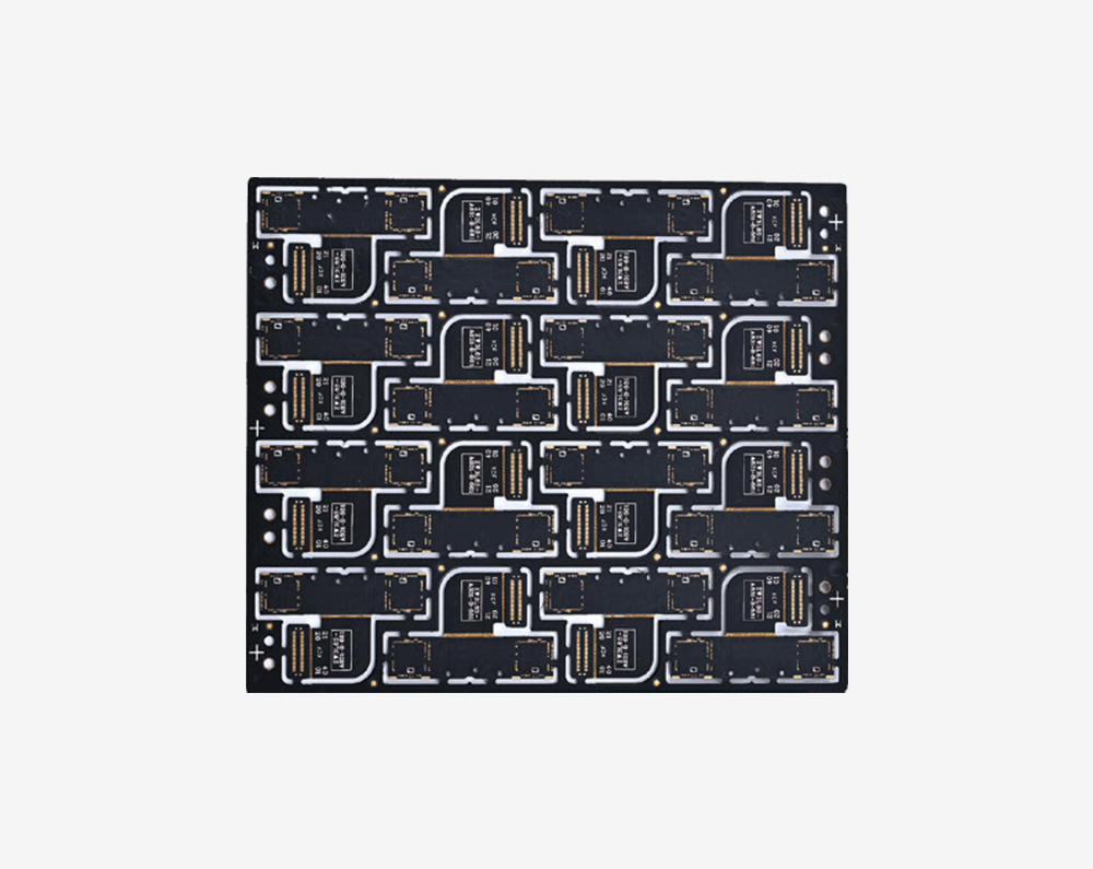 Four-layer rigid-flex board