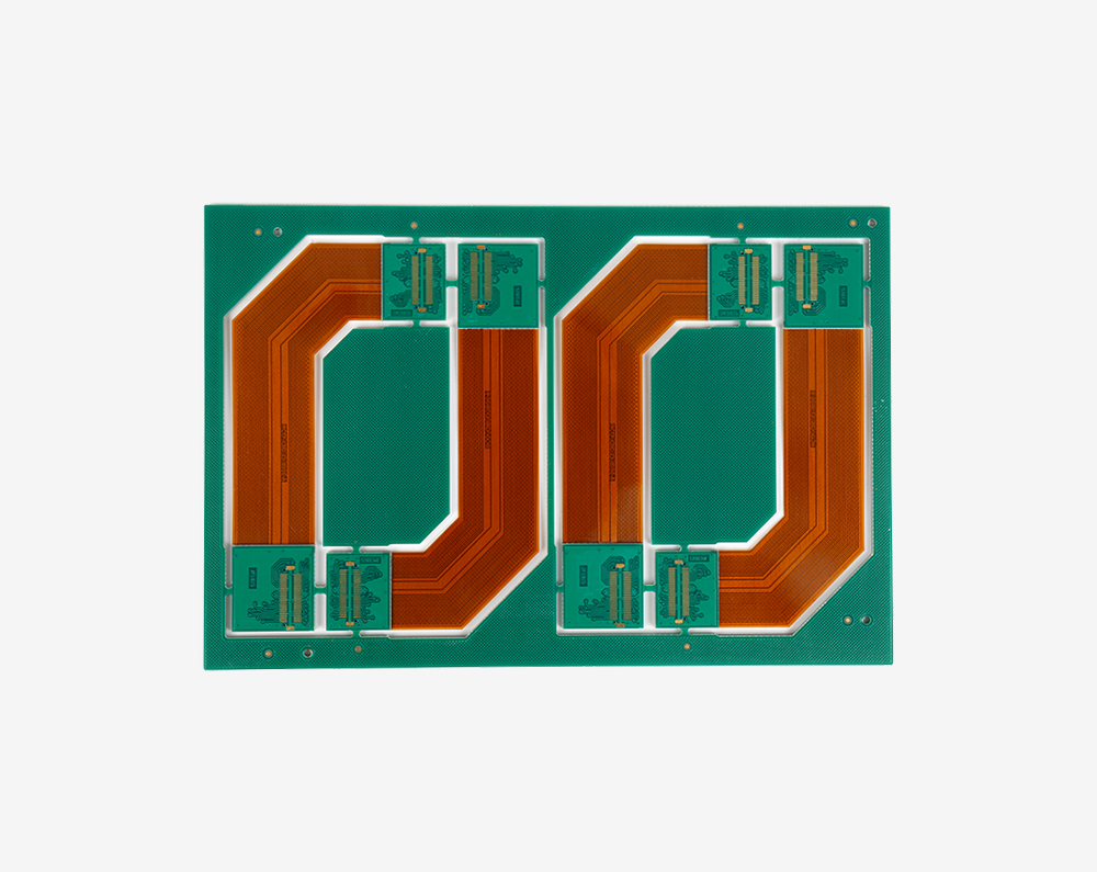 Four-layer impedance rigid-flex board