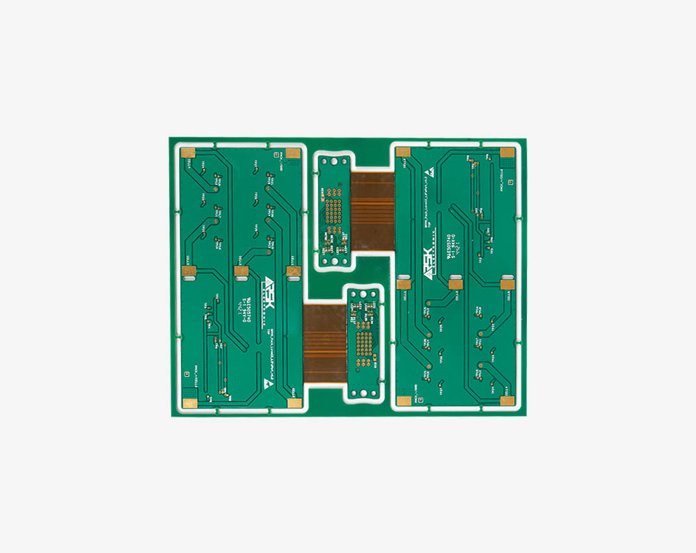 Two-layer rigid-flex board