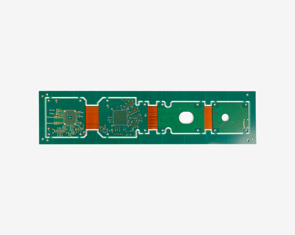 Six-layer impedance rigid-flex board