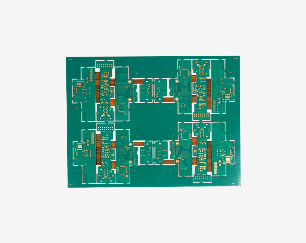 Four-layer rigid-flex board